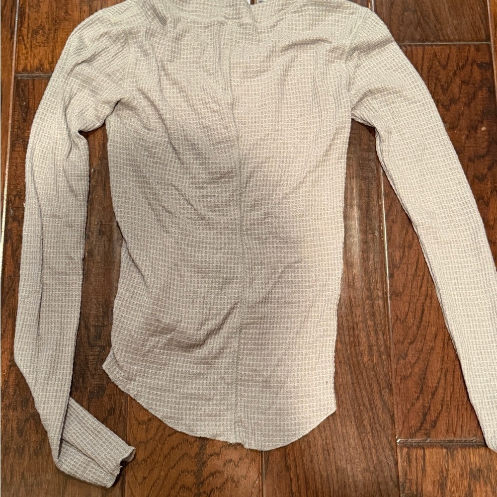 Free People Grey Button Down Shirt​​ - Picture 5 of 5